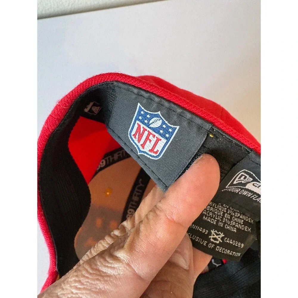 New Era Kansas City Chiefs 39THIRTY Hat Red Yellow Small-Medium NFL Cap